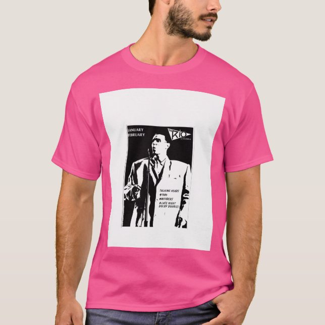Rio Cinema Talking Head T Shirt (Framsida)