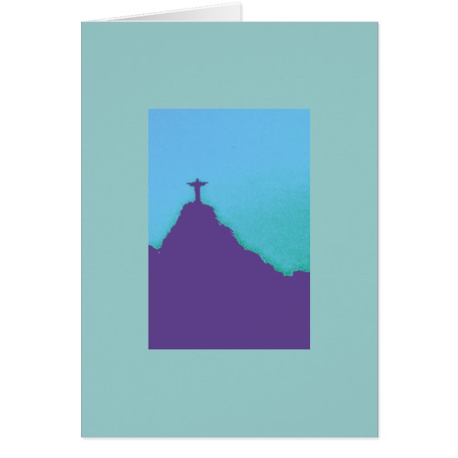 Rio Corcovado Cristo Hälsningskort (Framsidan)