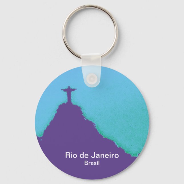 Rio, Corcovado, Cristo Nyckelring (Framsida)