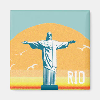 Rio - Corcovado - Jesus Kristus Redeemer Magnet