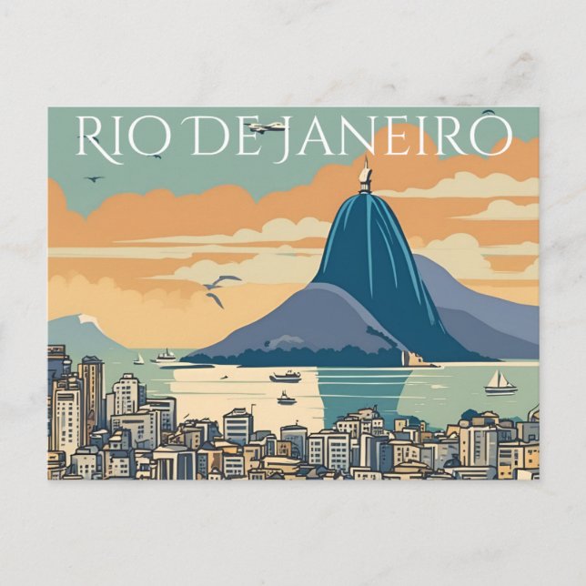 Rio de Janeiro (4) Vykort (Framsida)