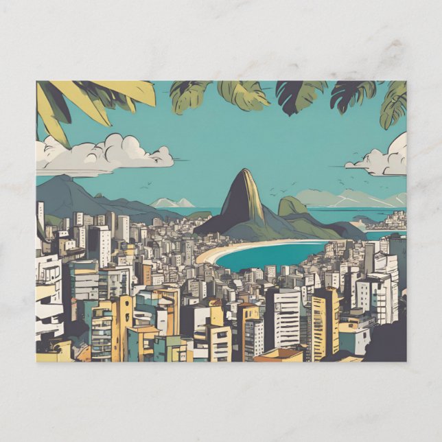 Rio de Janeiro (7) Vykort (Framsida)