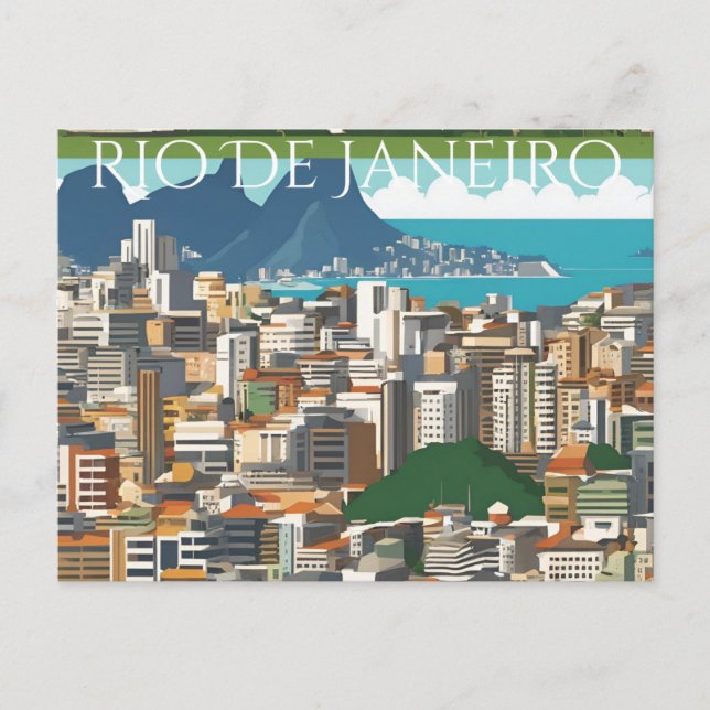 Rio de Janeiro (8) Vykort (Framsida)