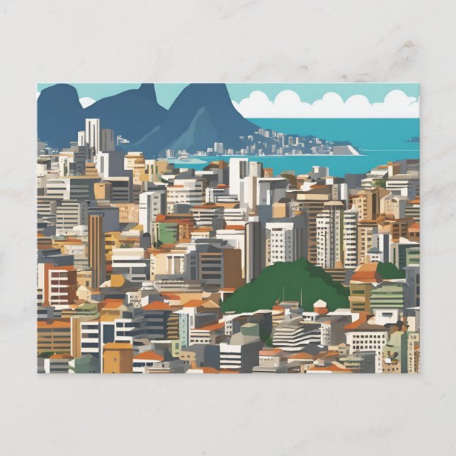 Rio de Janeiro (9) Vykort (Framsida)