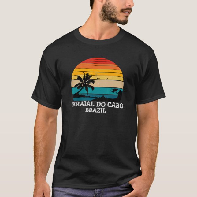 Rio De Janeiro Arraial Do Cabo Brasilien Vacation T Shirt (Framsida)