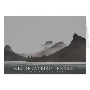 rio de janeiro, brasil hälsningskort