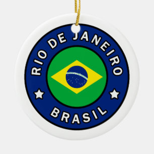 Rio de Janeiro Brasil Julgransprydnad Keramik