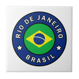 Rio de Janeiro Brasil Kakelplatta