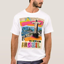 Rio de Janeiro Brasil Kristus Retro collage Resa