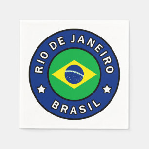 Rio de Janeiro Brasil Pappersservett