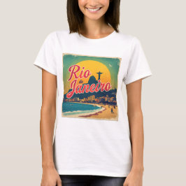 Rio De Janeiro Brasil Retro Vintage Resa T-Shirt