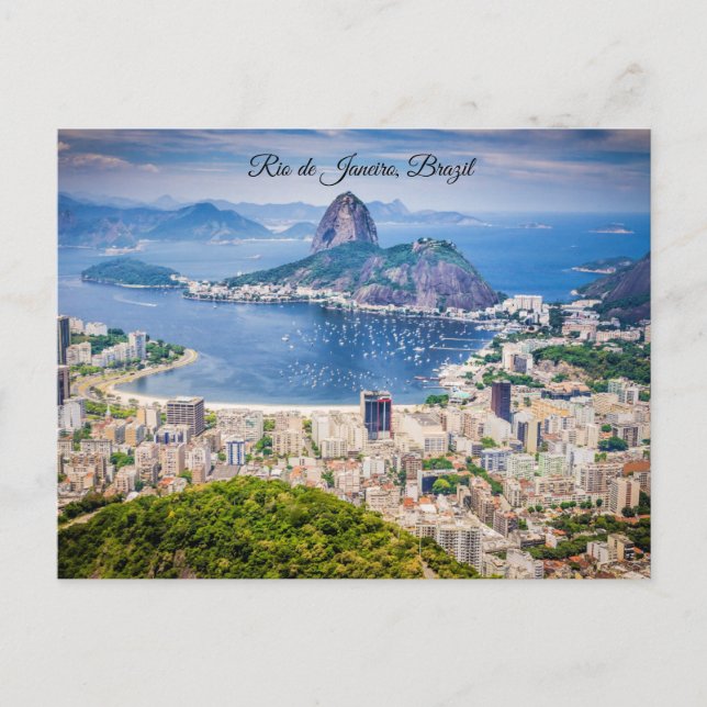 Rio de Janeiro, Brasil stadsbild Vykort (Framsida)