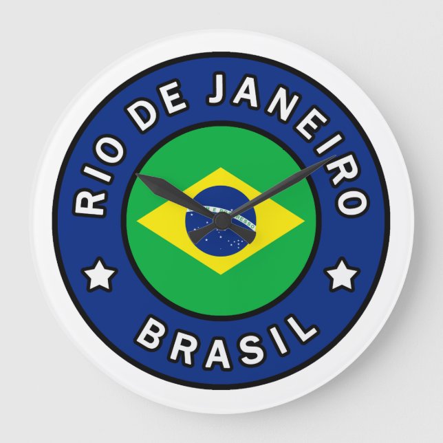 Rio de Janeiro Brasil Stor Klocka (Framsida)