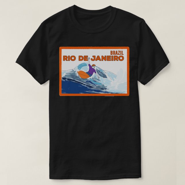 Rio de Janeiro Brasilien 1 T Shirt (Design framsida)