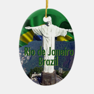 Rio de Janeiro Brasilien Julgransprydnad Keramik