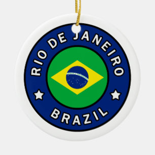 Rio de Janeiro Brasilien Julgransprydnad Keramik