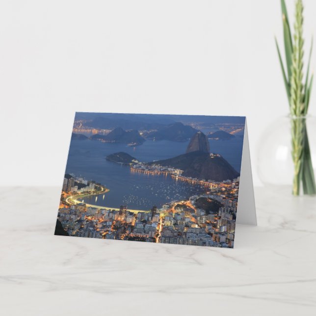 Rio de Janeiro Brasilien Kort (Framsida)