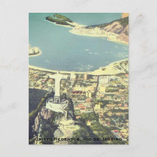Rio de Janeiro, Brasilien (Kristus Frälsaren) Vykort (Framsida)