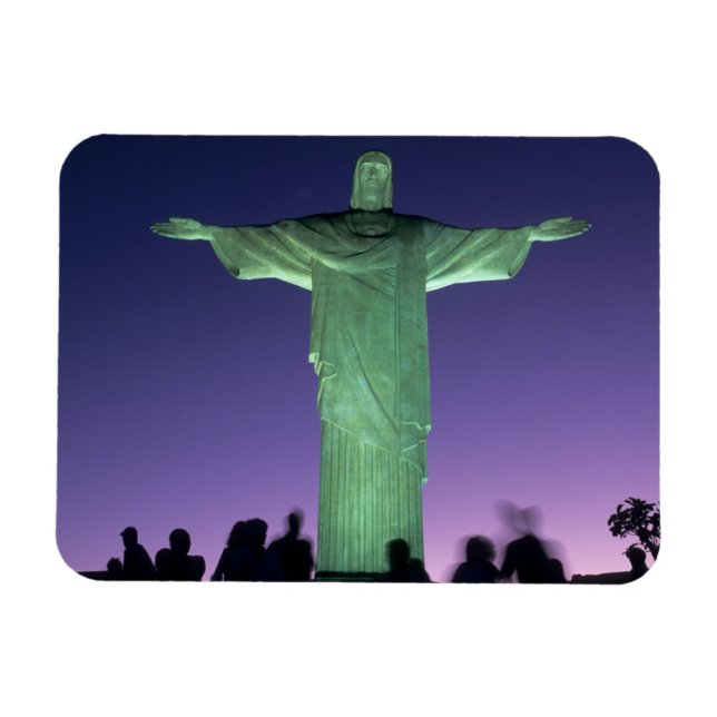 Rio de Janeiro, Brasilien.. Kristus staty on Magnet (Horisontell)