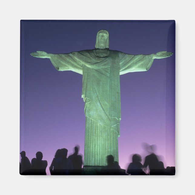 Rio de Janeiro, Brasilien. Kristusstatyn på Magnet (Framsidan)