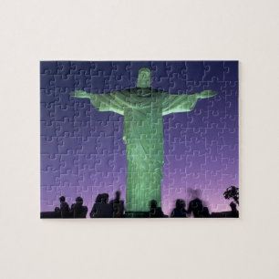 Rio de Janeiro, Brasilien. Kristusstatyn på Pussel