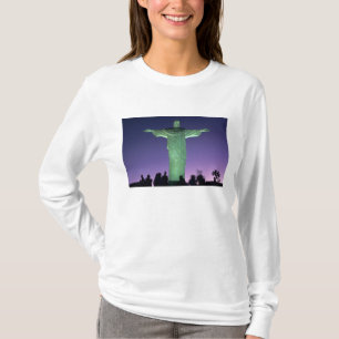 Rio de Janeiro, Brasilien. Kristusstatyn på T-shirt