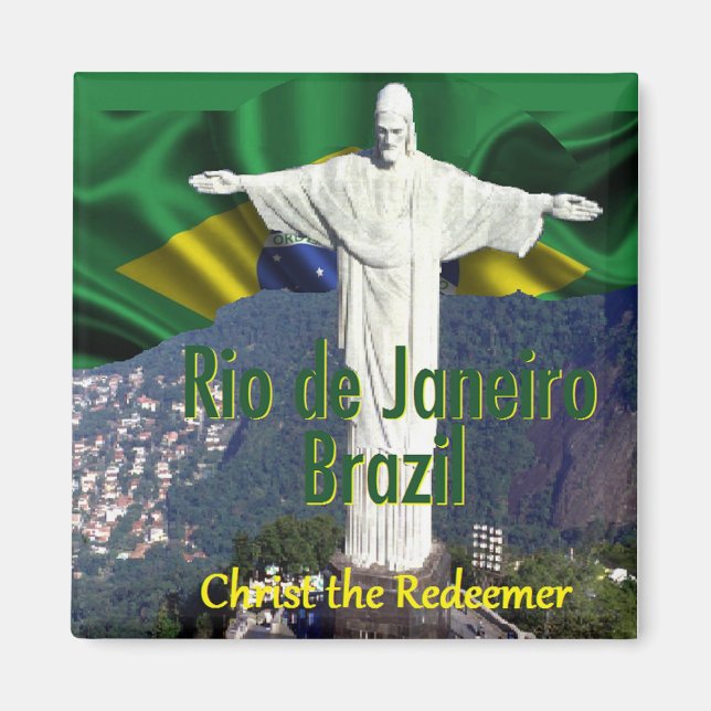 Rio de Janeiro Brasilien Magnet (Framsidan)