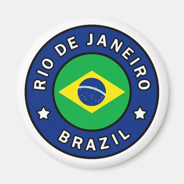 Rio de Janeiro Brasilien Magnet (Framsidan)