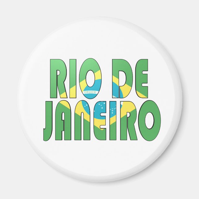 Rio de Janeiro, Brasilien Magnet (Framsidan)