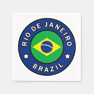 Rio de Janeiro Brasilien Pappersservett