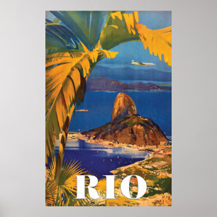 Rio de Janeiro, Brasilien Poster