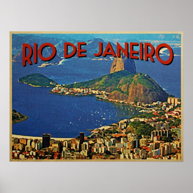 Rio de Janeiro Brasilien Poster (Framsidan)