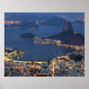 Rio de Janeiro, Brasilien Poster