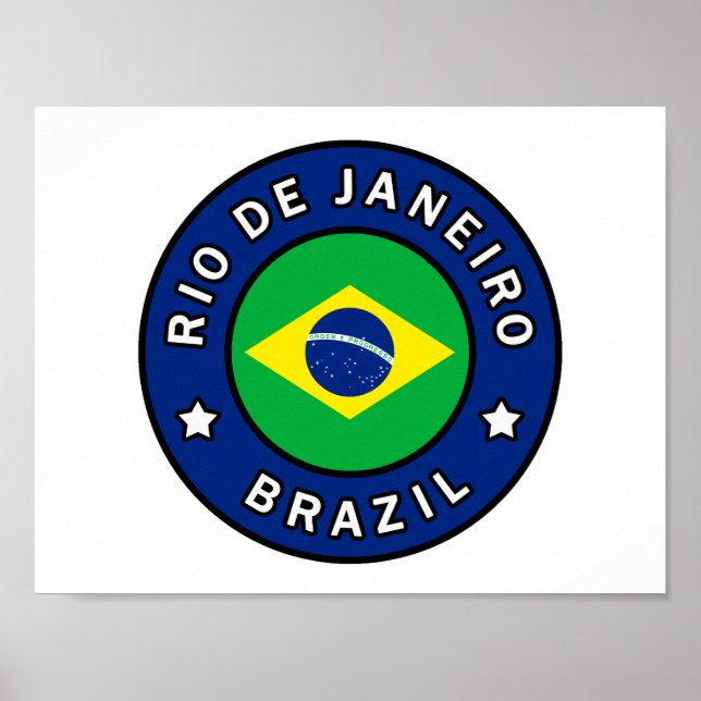 Rio de Janeiro Brasilien Poster (Framsidan)