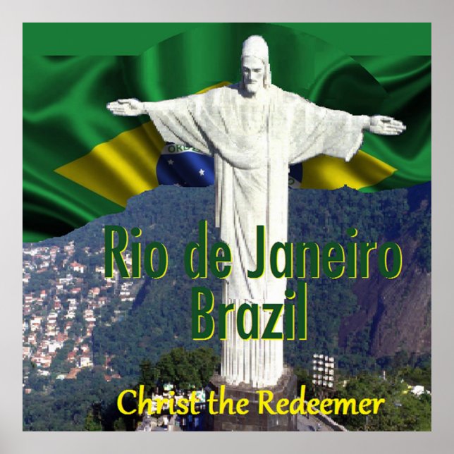 Rio de Janeiro Brasilien POSTER Skriv ut (Framsidan)