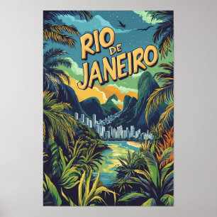 Rio de Janeiro Brasilien Resa Poster