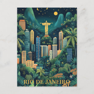 Rio de Janeiro Brasilien Resa Vykort