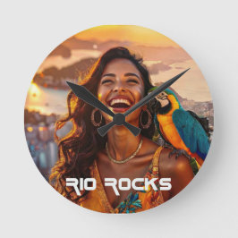 RIO DE JANEIRO - BRASILIEN RUND KLOCKA