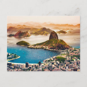 Rio De Janeiro Brasilien Stad Vykort