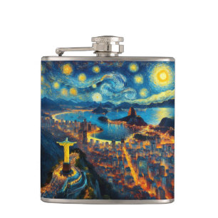 Rio De Janeiro Brasilien Starry Night Fickplunta