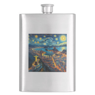 Rio De Janeiro Brasilien Starry Night Fickplunta