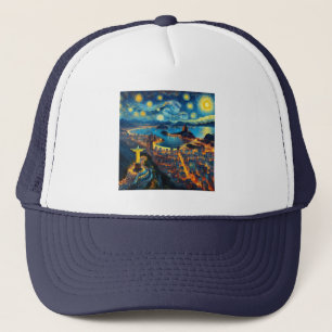 Rio De Janeiro Brasilien Starry Night Keps