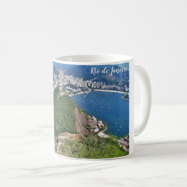 Rio de Janeiro Brasilien Sugarloaf Mountain Kaffemugg (Framsida höger)