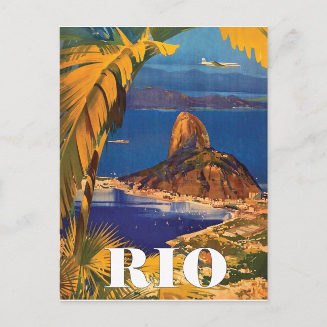 Rio de Janeiro, Brasilien Vykort (Framsida)