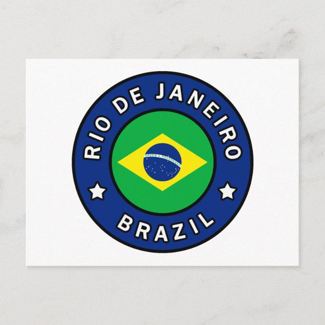 Rio de Janeiro Brasilien Vykort (Framsida)