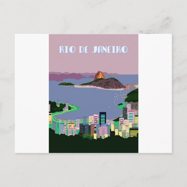 Rio de Janeiro - BRASILIEN Vykort (Framsida)