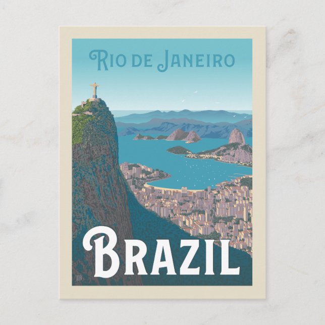 Rio De Janeiro, Brasilien Vykort (Framsida)