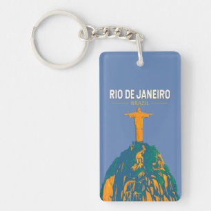 Rio De Janeiro Brazil Travel Art Vintage