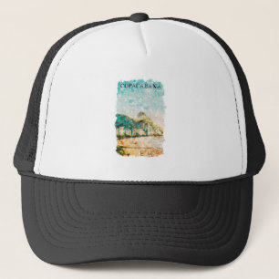 Rio de Janeiro Copacabana Beach Painting Keps