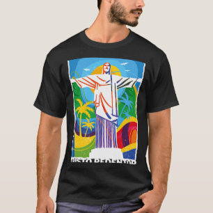 Rio de Janeiro Cristo Redentor Brasilien Skyline S T Shirt